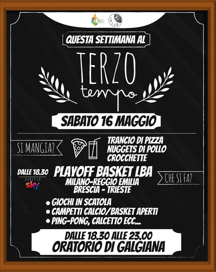 Locandina serata 2026-05-16
