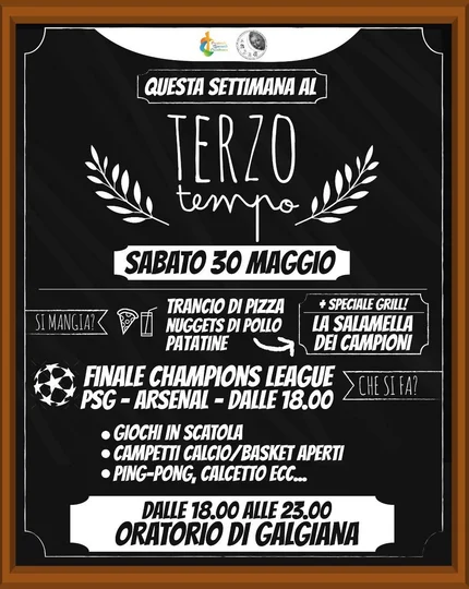 Locandina serata 2026-05-30