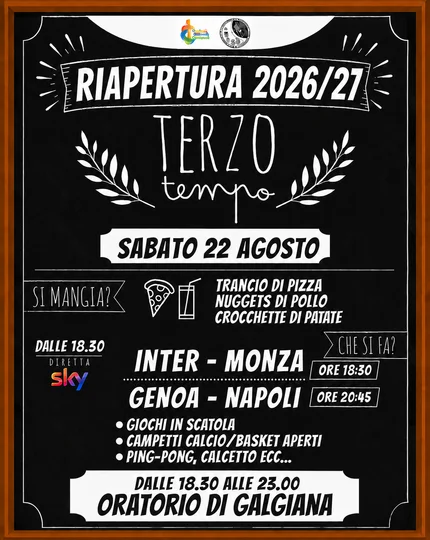 Locandina serata 2026-08-22